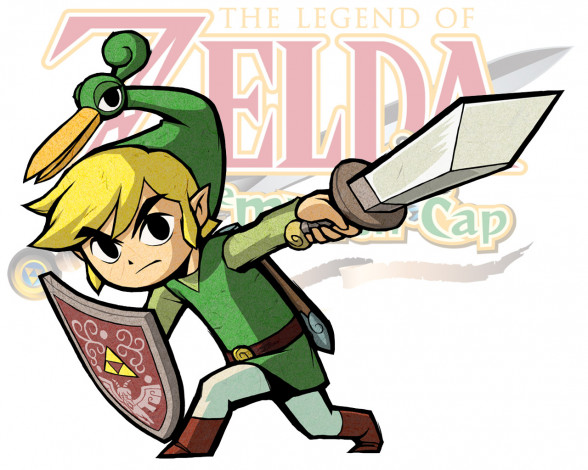 Обои картинки фото legend, of, zelda, the, minish, cap, видео, игры