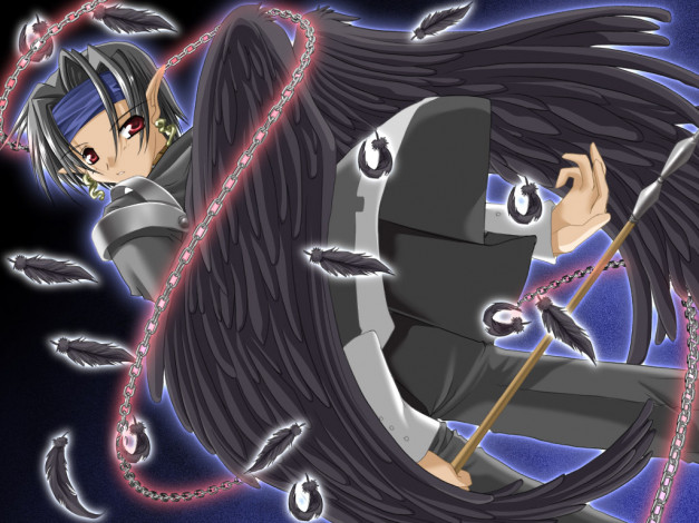 Обои картинки фото аниме, angels, demons