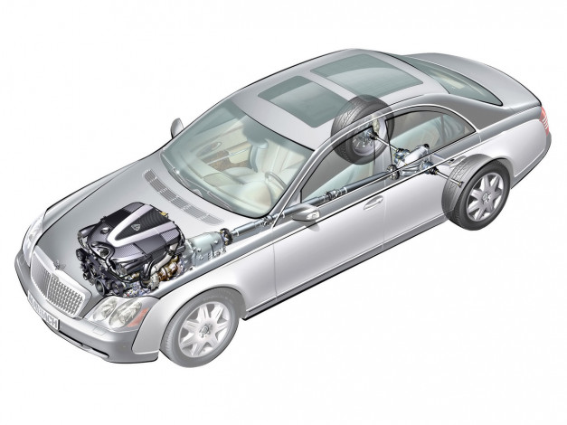 Обои картинки фото автомобили, maybach