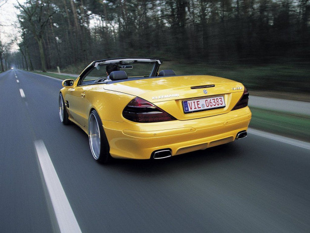 Обои картинки фото kleemann, sl55k, автомобили, mercedes, benz