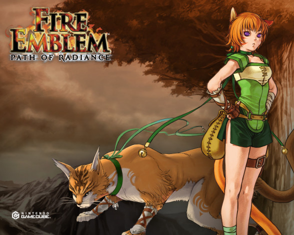 Обои картинки фото fire, emblem, parh, of, radiance, видео, игры