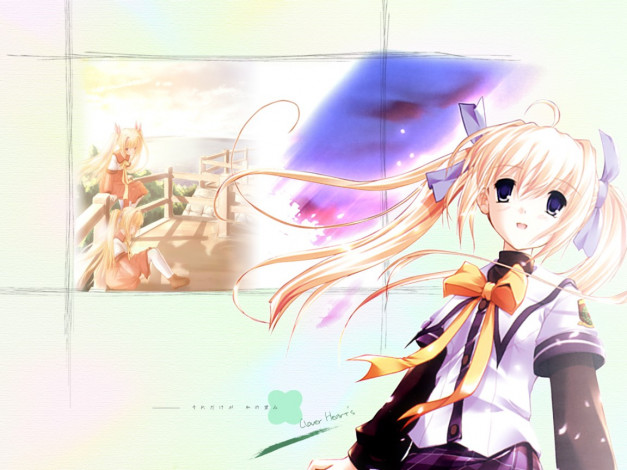 Обои картинки фото аниме, clover, hearts