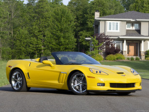 Картинка chevrolet corvette grand sport 2010 автомобили