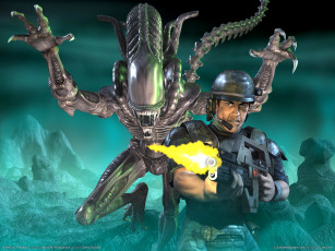 Картинка видео игры aliens vs predator