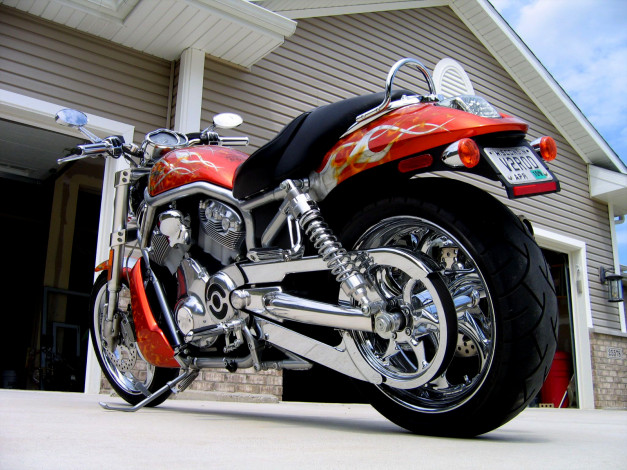 Обои картинки фото мотоциклы, customs