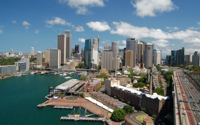 Обои картинки фото downtown, sydney, города, сидней, австралия