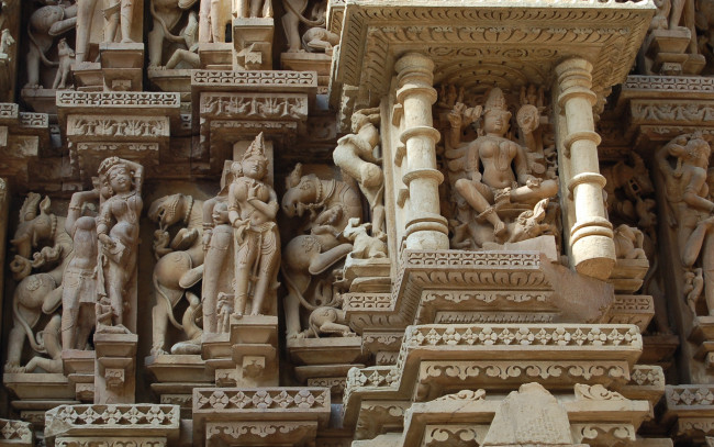 Обои картинки фото khajuraho, разное, рельефы, статуи, музейные, экспонаты