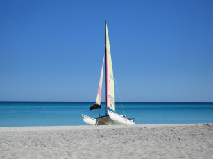 Картинка корабли другое катамаран отдых пляж куба варадеро