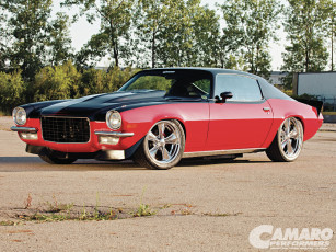 Картинка 1972 chevy camaro ss автомобили