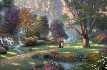 Картинка рисованные thomas kinkade