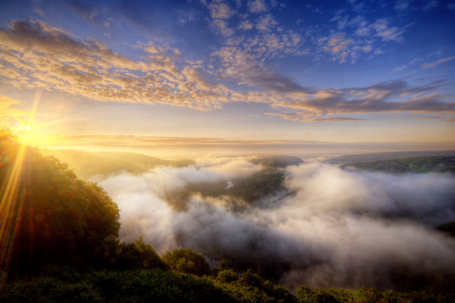 Обои картинки фото природа, восходы, закаты