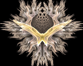 Картинка 3д графика fractal фракталы цвета узор фон