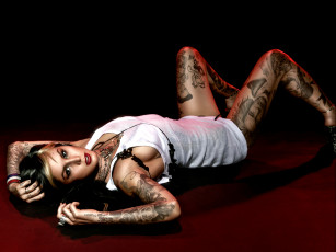 Картинка Katherine+von+Drachenberg+Kat+Von+D kat  девушки   тату