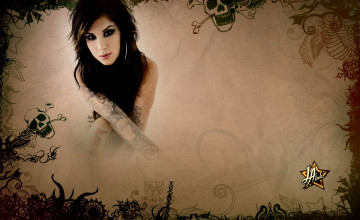 Картинка Katherine+von+Drachenberg+Kat+Von+D kat  девушки   тату