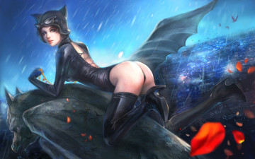 Картинка фэнтези девушки латекс