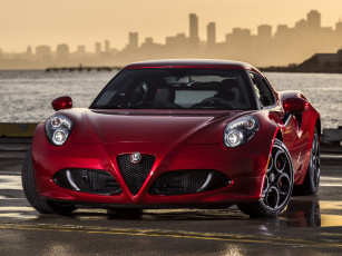 Картинка автомобили alfa+romeo 2015г alfa romeo 4c us-spec 960 красный