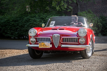 Картинка alfa+romeo+2000 +1959 автомобили alfa+romeo автошоу автопробег выставка