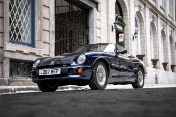 обоя mg rv8,  1994, автомобили, mg, выставка, автошоу, автопробег