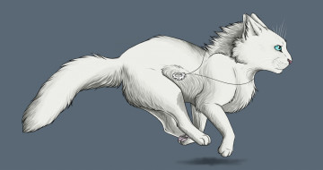 Картинка рисованные животные +коты кот