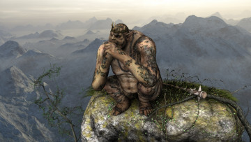 Картинка 3д+графика эльфы+ elves эльф горы