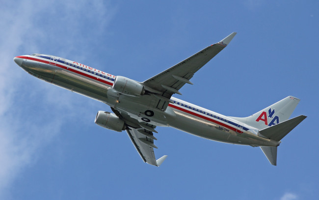 Обои картинки фото авиация, пассажирские самолёты, полет, авиалайнер, небо