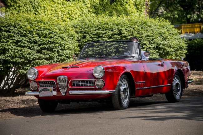 Обои картинки фото alfa romeo 2000,  1959, автомобили, alfa romeo, автопробег, выставка, автошоу