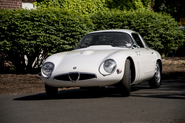 Обои картинки фото alfa romeo tz coupe, автомобили, alfa romeo, автопробег, выставка, автошоу