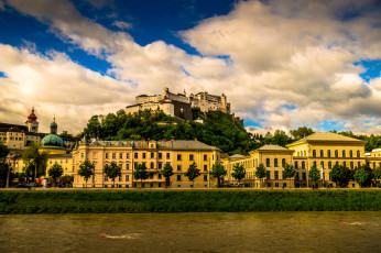 Картинка города -+пейзажи здания река пейзаж