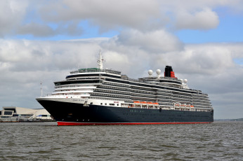 Картинка queen+victoria корабли лайнеры круизный лайнер