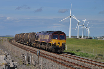 Картинка техника поезда рельсы дорога железная состав локомотив