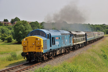 Картинка техника поезда состав локомотив рельсы дорога железная