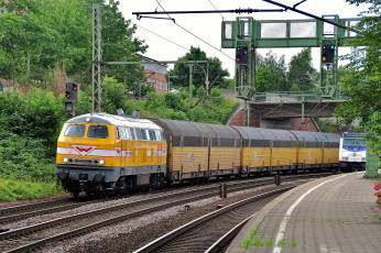 Картинка техника поезда состав локомотив рельсы дорога железная