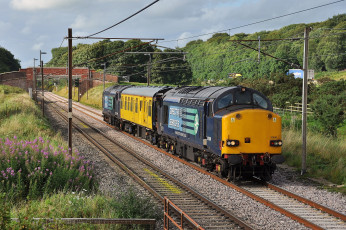 Картинка техника поезда состав локомотив рельсы дорога железная