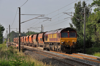 Картинка техника поезда состав локомотив рельсы дорога железная