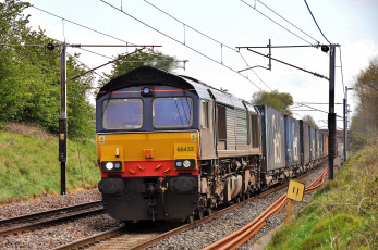 Картинка техника поезда состав локомотив рельсы дорога железная