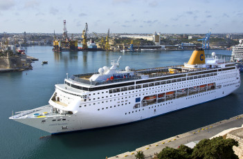 Картинка costa+neoriviera корабли лайнеры лайнер круизный