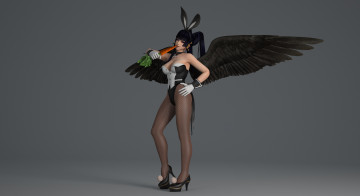 Картинка видео+игры dead+or+alive+5 +ultimate взгляд девушка демон фон