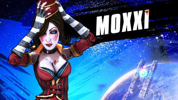 обоя borderlands,  the pre-sequel, видео игры, moxxi