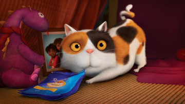 Картинка мультфильмы home кот