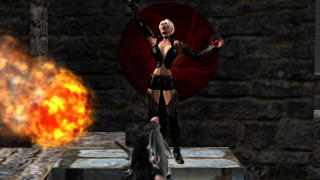 Картинка видео+игры dark+heresy магия фон взгляд девушка