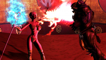 Картинка видео+игры dark+heresy шест магия фон взгляд девушка