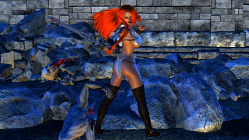 Картинка видео+игры dark+heresy взгляд фон оружие существо девушка