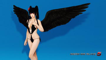 Картинка видео+игры dead+or+alive+5 демон фон взгляд девушка