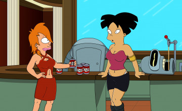 Картинка мультфильмы futurama персонажи