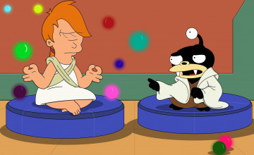 Картинка мультфильмы futurama персонажи
