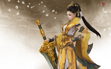 Картинка jx+online+3 видео+игры взгляд девушка оружие фон