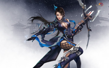 Картинка видео+игры jx+online+3 девушка оружие фон взгляд