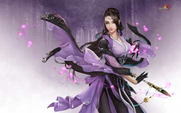 Картинка видео+игры jx+online+3 оружие фон девушка взгляд