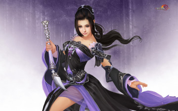 Картинка видео+игры jx+online+3 взгляд девушка оружие фон