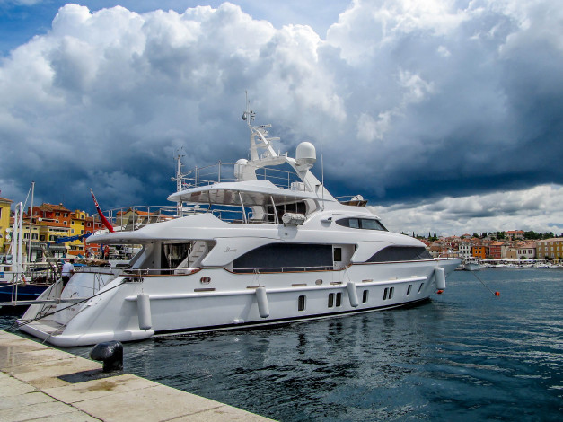 Обои картинки фото rovinj,  croatia, корабли, Яхты, суперяхта